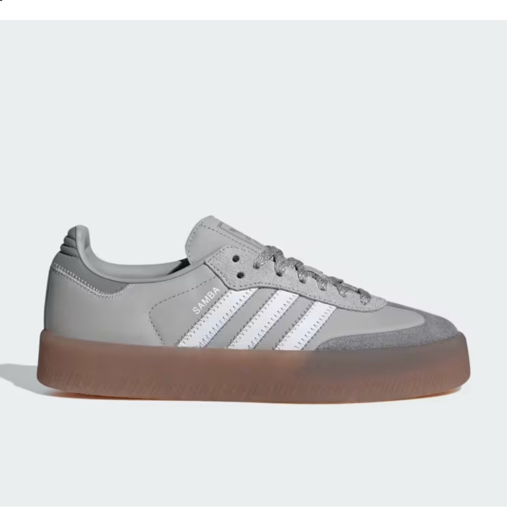 adidas Samba Gray Athletic Shoes